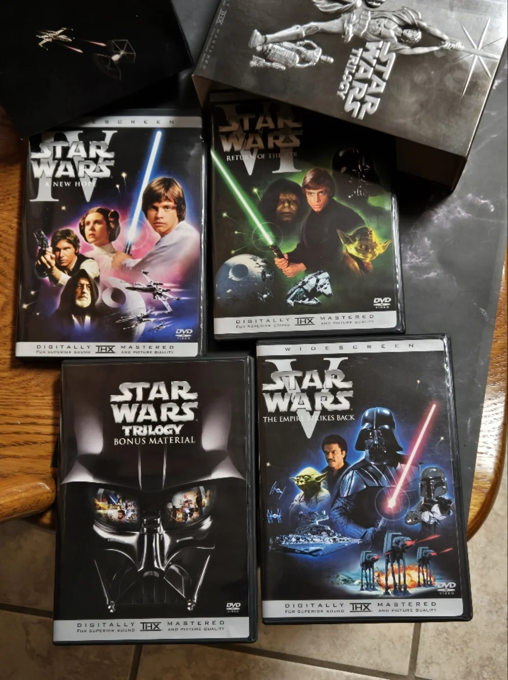 Star Wars Original Trilogy DVD Box Set - 4 Pack - Picture 11 of 16